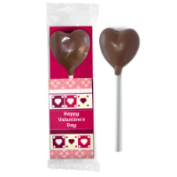 Chocolate Heart Lollipop