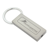 Large Padlock Keyring