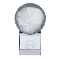 Crystal Globe Glass Award