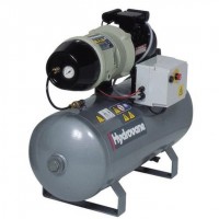 3HP compare/Hydrovane compressor with 100 litre air receiver - silent running