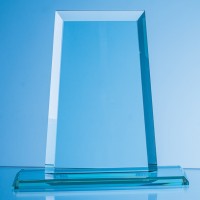 17cm x 12.5cm x 15mm Jade Glass Tapered Rectangle Award