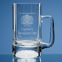 1/2pt Crystal Golf Ball Tankard