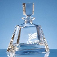 0.4ltr Lead Crystal Midi Boston Decanter