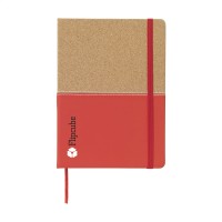 Journal Cork Notebook Red