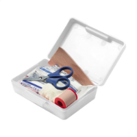 First Aid Kit Box Small White