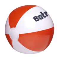 BeachBall Ø 27 Cm White/red