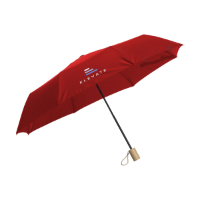 Mini Umbrella Foldable RPET Umbrella 21 Inch Red