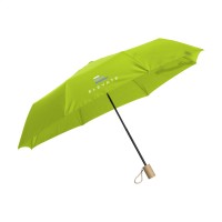Mini Umbrella Foldable RPET Umbrella 21 Inch Lime