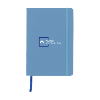 BudgetNote A5 Lines Light Blue