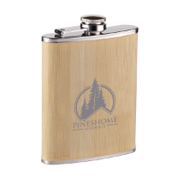 Hipflask Bamboo 200 Ml Drinking Bottle Bamboo