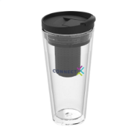 Trans Tea Infuser 350 Ml Drinking Cup Black