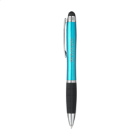 Light-Up Logo Touch Pen Light-Blue