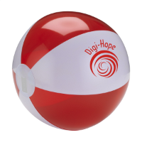 BeachBall Ø 24 Cm White/red