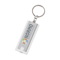 Flatscan Keyring Silver-And-White