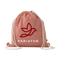 Recycled Cotton PromoBag (180 G/m²) Backpack Red