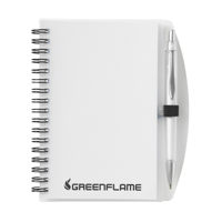 Notebook A6 Notebook Transparent-White