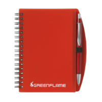 Notebook A6 Notebook Transparent-Red