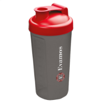 Shaker Protein Drinking Cup Red/grey