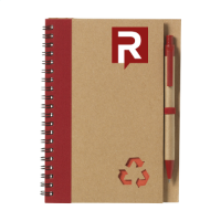 Recycle Note-L Notebook Red