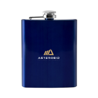 HipFlask 200 Ml Drinking Bottle Blue