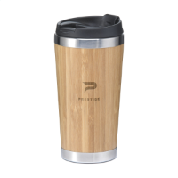 Tokyo 450 Ml Bamboo Thermo Cup Bamboo