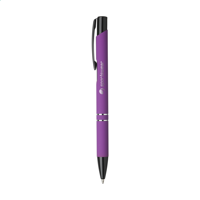 Ebony Rubberised Pen Purple