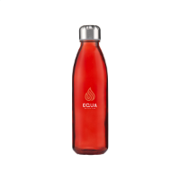 Topflask Glass 650 Ml Drinking Bottle Red