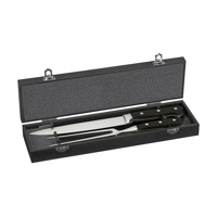 Maestro Carving Knife And Fork Black