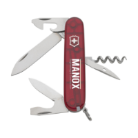 Victorinox Spartan Knife Transparent Red