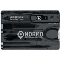 Victorinox Swisscard Classic Transparent Black