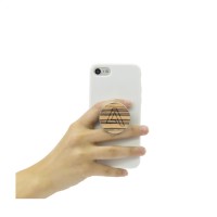 PopSockets® Wood Telephone Holder Zebrano Wood