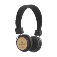 ECO Bamboo Wireless Headphone Black