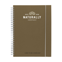 Notebook  Agricultural Waste A5 - Hardcover Hazelnut