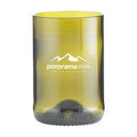 Rebottled® Tumbler Drinking Glass Amber