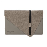 Recycled Felt & Apple Leather Laptop Sleeve 13 inch