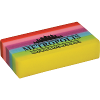Eraser - Rainbow (Line Colour Print)