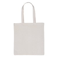 Natural 8oz Long Handled Canvas Shopper
