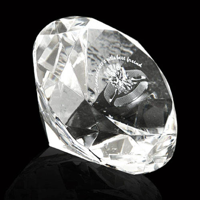 80mm diameter crystal diamond