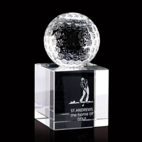 Golfball trophy award