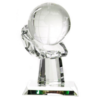 Globe In Hand Trophy