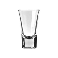 Flared top tot glass 6cl 85mm high in a tuck in top box