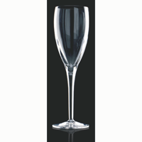 Michael Angelo Crystal flute glass 205mm high 6.25oz