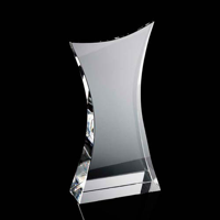 Medium curved body crystal award