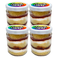 4 Cake Jars (Victoria Sponge)