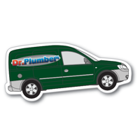 Flexible Fridge Magnet Van