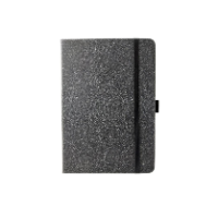 Albany Recycled Leather Notebook - Hard Cover