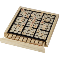 Wooden sudoku game