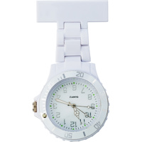 ABS nurse watch with silver and white coloured digits.