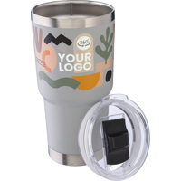 Stainless steel double walled travel mug (300ml)