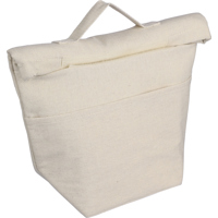 Recycled cotton rolltop cooler bag (220gm / 7.8oz)